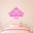 Wall decals Names - Crown Wall decal Customizable Names - ambiance-sticker.com