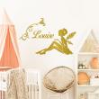 Wall decals Names - Wall decal fairy and tulip customizable names - ambiance-sticker.com