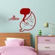Wall decals Names - Leaf Wall decal Customizable Names - ambiance-sticker.com