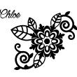 Wall decals Names - Flower Wall decal Customizable Names - ambiance-sticker.com