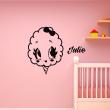 Wall decals Names - Cute Ice cream Wall decal Customizable Names - ambiance-sticker.com