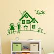 Wall decals Names - House Wall decal Customizable Names - ambiance-sticker.com
