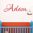 Wall decal Personalized - Wall sticker customisable name manuscript friendly - ambiance-sticker.com