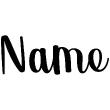 Wall decal Personalized - Wall sticker customisable name manuscript original - ambiance-sticker.com