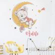 Wall decals Names - Wall decal bear sleeps on the moon customizable names - ambiance-sticker.com