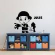 Wall decals Names - Little plumber Wall decal Customizable Names - ambiance-sticker.com