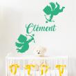 Wall decals Names - Wall decal petits anges cupidon customizable names - ambiance-sticker.com