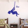 Wall decals Names - Boy on a swing Wall decal Customizable Names - ambiance-sticker.com
