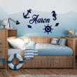 Wall sticker Names - wall sticker In the marine world Customizable Names - ambiance-sticker.com