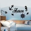 Wall sticker Names - wall sticker In the marine world Customizable Names - ambiance-sticker.com