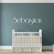 Wall decal Personalized - Wall decal customizable name Elegance in vintage - ambiance-sticker.com