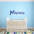 Wall decal Personalized - Wall decal customizable name Children outstanding - ambiance-sticker.com