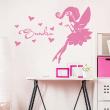 Wall sticker Names - Wall sticker fairy in love customizable names - ambiance-sticker.com