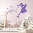 Wall sticker Names - Wall sticker fairy in love customizable names - ambiance-sticker.com