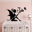 Wall sticker Names - Delighted fairy wall sticker Customizable Names - ambiance-sticker.com