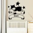 Wall sticker Names - Wall sticker teddy and baby customizable names - ambiance-sticker.com