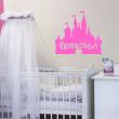 Wall decals with quotes - Wall decal Princess castle Princesa - ambiance-sticker.com