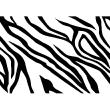 Wall decals design - Wall decal Zebra Stripes - ambiance-sticker.com