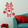 Wall decals for Christmas - Wall decal funny reindeer - ambiance-sticker.com