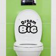 Bathroom wall decals - Wall decal Dream big - ambiance-sticker.com