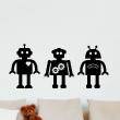 Wall decals for kids - Robots the 3 brothers Wall sticker - ambiance-sticker.com