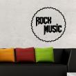 Wall decals music - Wall decal Rock music - ambiance-sticker.com
