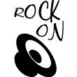 Wall decals music - Wall decal Rock on - ambiance-sticker.com