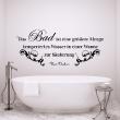 Bathroom wall decals - Wall decal quote Bathroome Das bad ist ine grobere ... - Der Duden - ambiance-sticker.com