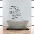 Bathroom wall decals - Wall decal quote Bathroom Erholung,Entspannung, Relax ... - ambiance-sticker.com