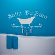 Bathroom wall decals - Wall decal Salle de bain bath design - ambiance-sticker.com