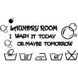 Bathroom wall decals - Wall decal I wash it today or maybe tomorrow - ambiance-sticker.com
