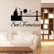 City wall decals - Wall decal San Francisco - ambiance-sticker.com