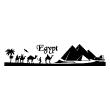 Bedroom wall decals - Wall decal Egyptian scene - ambiance-sticker.com