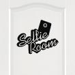 Wall decals for doors - Wall decal door Selfie room - ambiance-sticker.com