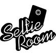 Wall decals for doors - Wall decal door Selfie room - ambiance-sticker.com