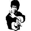 Movie Wall decals - Wall decal Figure Bruce Lee - ambiance-sticker.com