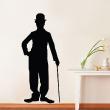 London wall decals - Charlot's silhouette - ambiance-sticker.com