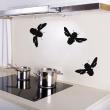 Animals wall decals - Silhouette flying insect Wall decal - ambiance-sticker.com