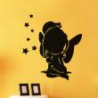 Wall decals for kids - Young Fairy Silhouette wall decal - ambiance-sticker.com