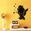 Wall decals for kids - Young Fairy Silhouette wall decal - ambiance-sticker.com