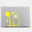 PC and MAC Laptop Skins - Skin Silhouette magician - ambiance-sticker.com