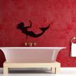 Bathroom wall decals - Wall decal Silhouette Mermaid - ambiance-sticker.com
