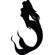 Bathroom wall decals - Wall decal Silhouette siren - ambiance-sticker.com