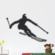 Figures wall decals - Wall decal skier silhouette - ambiance-sticker.com
