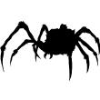 Animals wall decals - Silhouette spider Wall decal - ambiance-sticker.com