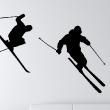 Sports and football  wall decals - Wall decal alpine skiing figures - ambiance-sticker.com