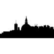 Zen wall decals - Wall sticker skyline world city - ambiance-sticker.com