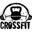 Wall decal sport Crossfit - ambiance-sticker.com