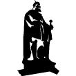 London wall decals - Statue of a King - ambiance-sticker.com