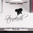 Wall decals with quotes - Wall decal Sternekoch - ambiance-sticker.com